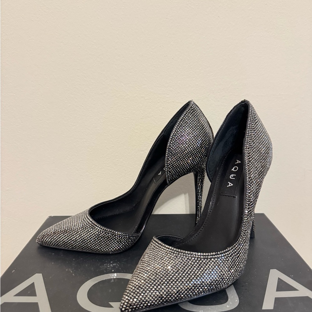 Bloomingdale's Women's Glittering Silver Heels